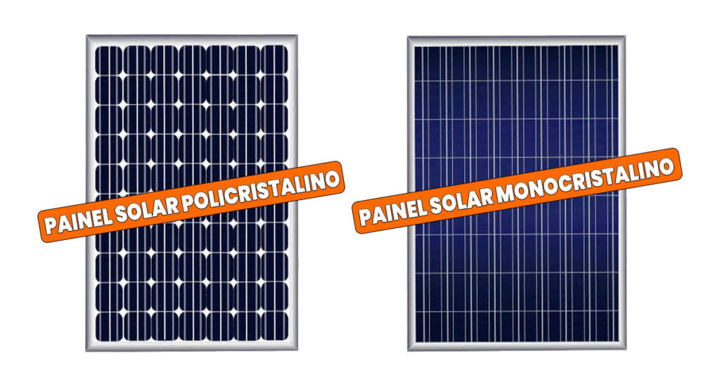 Diferença entre placa solar monocristalina e placa solar policristalina